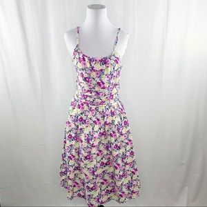 Retrolicious Spring Into the Past floral dress NWT